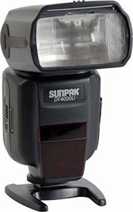 Picture of Sunpak DF4000U Hot-Shoe Flash - TTL - 19mm - Black