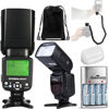 Picture of Speedlite Dedicated Electronic Flash Bundle for Canon EOS Rebel SL2, SL3,T6i, T7i, T8i, 750D, 800D, 850D,Includes Off Shoe Cable, Rechargeable Batteries, Diffuser, Case