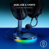 Picture of Razer Base Station V2 Chroma - Chroma Enabled Headset Stand with 3.1 USB Hub and 7.1 Surround Sound (2 USB 3.1 Ports, Intergrated Headset Stand, Non-Slip Base, Chroma RGB) Black