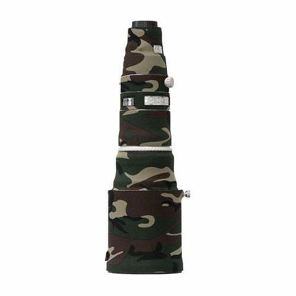 Picture of LensCoat Lens Cover for Canon 500 f/4 is II Camouflage Neoprene Camera Lens Protection (Forest Green Camo)