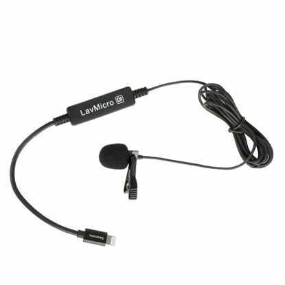 Picture of Saramonic Broadcast Lavalier Microphone with Lightning Output Connector Professional Video Microphone (LAVMICRODI)