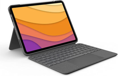 Picture of Logitech Combo Touch iPad Air (4th, 5th gen - 2020, 2022) Keyboard Case - Oxford Grey (Renewed)