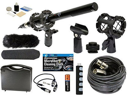 Picture of Professional Advanced Broadcast Microphone and accessories Kit for NIKON DSLR D5, D4S, D750, D810, D810a, D300s, D500, D610, D7100, D7200, D3300, D3200, D5100, D5300, D5500, D5600 Cameras