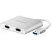 Picture of Insignia USB 3.0 to Dual HDMI with 4K Adapter NS-PU32H4A-C