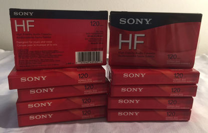 Picture of Sony C120HFR 120 Minute Normal Bias Cassette Tape 10 Pack