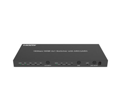 Picture of U9 ViewHD HDMI 2.0b 4K Switch 18Gbps 4:4:4 with Built-in HDMI to HDMI Audio Extractor Atmos Dedicated for eARC HDMI Soundbar/Receiver | UHDe4x1