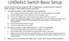 Picture of U9 ViewHD HDMI 2.0b 4K Switch 18Gbps 4:4:4 with Built-in HDMI to HDMI Audio Extractor Atmos Dedicated for eARC HDMI Soundbar/Receiver | UHDe4x1