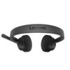 Picture of Lenovo Wireless VoIP Headset with USB dongle, Teams Certified for Call, 60 Hours Battery, Dual Connection, 140g Lightweight, Double-Sided mic Boom, Wireless Noise canceling Headset for Hybrid Work