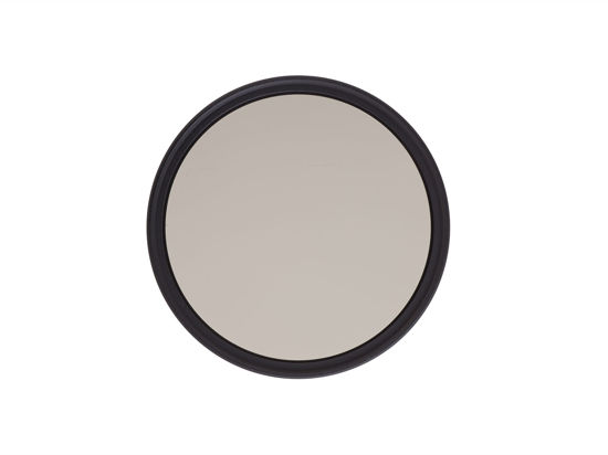 Picture of Heliopan 72mm Neutral Density 2x (0.3) Filter (707235) with specialty Schott glass in floating brass ring