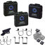 Picture of CaTeFo Star200 T2 Dual Channel Wireless Microphone System - Includes 2 Transmitters & 2 Lapel Mics