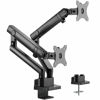Picture of VIVO Premium Aluminum Full Motion Dual Monitor Desk Mount Stand with Lift Engine Arm, Fits Ultrawide Screens up to 35 inches, STAND-V102BB