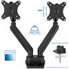 Picture of VIVO Premium Aluminum Full Motion Dual Monitor Desk Mount Stand with Lift Engine Arm, Fits Ultrawide Screens up to 35 inches, STAND-V102BB