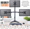 Picture of Stand Steady Triple Monitor Desk Stand with Tabletop Base, for Home or Office Use, Height Adjustable Computer Monitor Stand with Full Articulation VESA Mounts, Fits Most LCD/LED Monitors 13-32 Inches
