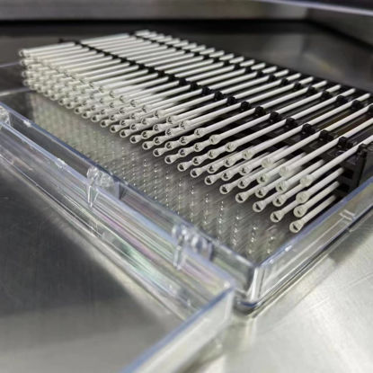 Picture of ESD Paper Rod Sticky Swab Gel(Safe-2.5mm /0.10 inch) for Camera Lens, Sensor, LED/LCD, PCB, SMT,COB Module, Semiconductor, Etc. (100-Packs, Electrostatic adsorption)