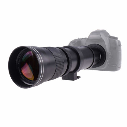 Picture of Foto4easy 420-800mm F/8.3-16 Telephoto Zoom Lens with 2 X Teleconverter Lens and T2/T to AF A Mount Adapter for Sony A900 A850 A700 A77 A65 A57 A53 A580 A550 A560 A500 A450 A380 A350 A230 Cameras
