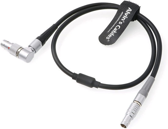 Picture of Cable CAM (7p)-EXT (6p) Rotatable Right Angle Plug for ARRI-cforce-RF Motor CAM 7-Pin to EXT Adjustable Right Angle 6-Pin Male for cmotion cPRO Motor camin| Alexa| Amira 60CM Alvin's Cables
