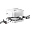 Picture of Mac Mini M4 Dock, Aluminum Mac Mini Stand and HDMI Hub for Mac Mini M4 and M4 Pro 2024 with M.2 NVMe/SATA SSD Enclosure, 4K60Hz HDMI,10G USB A/C, 5G USB A*2, USB-C Charge, SD/TF, Audio