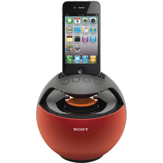 Picture of Sony RDPV20iPRED Speaker Dock for iPod and iPhone - Red