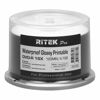 Picture of 200 Pack Ritek Pro (Professional Grade) DVD-R 16X 4.7GB AZO Dye (MID MXL RG04) Watershield Water Resistant Glossy White Inkjet Hub Printable Blank Recordable Disc