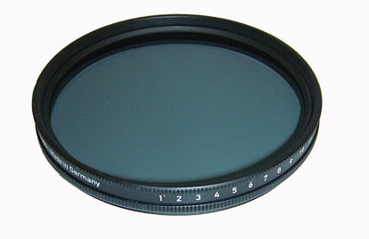 Picture of Heliopan 58mm Slim High Transmission Circular Polarizer SH-PMC Filter (705862) with specialty Schott glass in floating brass ring