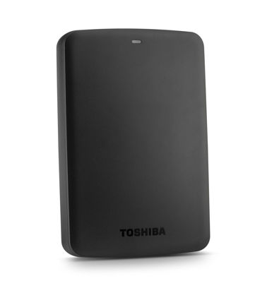 Picture of Toshiba Canvio Basics 2TB Portable Hard Drive - Black (HDTB320XK3CA)