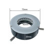 Picture of Microscope Inner 40mm 3W LED Ring Light Source with Diffuser Brightness Adjustable 48 Beads Ring Lamp for Microscope Industrial Camera