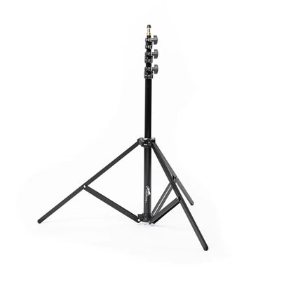 Picture of Cheetah Stand C8 w/Auto-Collapse Legs - 8'Ft Max Height, 3.6lbs - Aluminum Photo Studio Tripod Stand for Video, Portrait and Photography Lighting