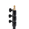Picture of Cheetah Stand C8 w/Auto-Collapse Legs - 8'Ft Max Height, 3.6lbs - Aluminum Photo Studio Tripod Stand for Video, Portrait and Photography Lighting
