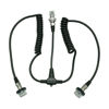 Picture of Sea Frogs OF-02 Double Synchronization Cable, Dual 5-Pin Sync Cord, Fiber Optic Line to Nikonos Type Bulkhead for seaFrogs Underwater housings Compatible with Sea Frogs, Sea & Sea, and INON strobes