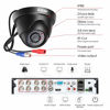 Picture of ZOSI Home Security Camera System,5MP Lite H.265+ 8Channel CCTV DVR Recorder,4PCS 1080P 1920TVL Night Vision Indoor Outdoor Surveillance Camera, Remote Access, Motion Detection (No HDD)