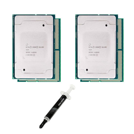 Picture of Matched Pack of 2 Intel Xeon Silver 4114 Processor 10-Core, 2.20 GHz for PowerEdge R540, R640, R740, R740xd, T440, T640