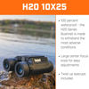 Picture of Bushnell H2O Waterproof Compact Roof Prism Binocular, 10 x 25-mm, Black