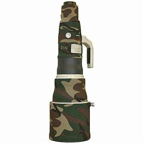 Picture of LensCoat Lens Cover for Canon 800 5.6 camouflage neoprene camera lens protection (Forest Green Camo)