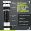 Picture of High-Power 420-800mm f/8.3 HD Manual Telephoto Lens for Nikon D500, D600, D610, D700, D750, D800, D800e, D810, D810a D850 D3400 D5000 D5100 D5200 D5300 D5500 D5600 D7100 D7200 D7500 DSLR (White)