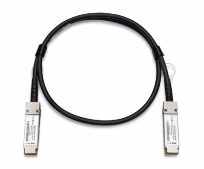 Picture of HPC Optics Compatible with Meraki MA-CBL-40G-3M QSFP+ to QSFP+ Twinax Stacking Cable | 40G 3m Passive DAC MA-CBL-40G-3M-HPC