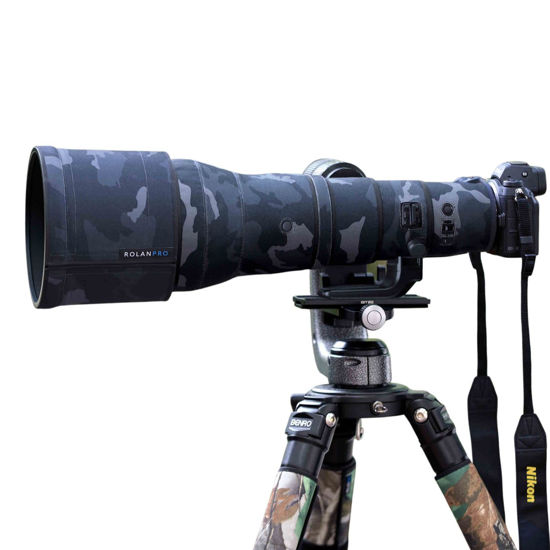 Picture of ROLANPRO Waterproof Lens Camouflage Coat for Nikon Z 800mm f6.3 VR S Camouflage Rain Cover Lens Protective Sleeve Case Clothing-#8 Dark camo