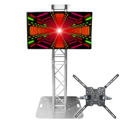 Picture of Prox XT-MEDIAMOUNT Universal 32" to 80" TV Bracket Clamp with Vesa Mounting Bracket for F34 F32 12" Bolt Truss or Speaker Stands