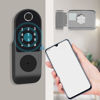 Picture of Smart Electronic Door Lock, Supports Unlocking Methods of Fingerprint/ID Card/Password/Key/Remote and Smart Switch Security and Anti-Theft for Home Office