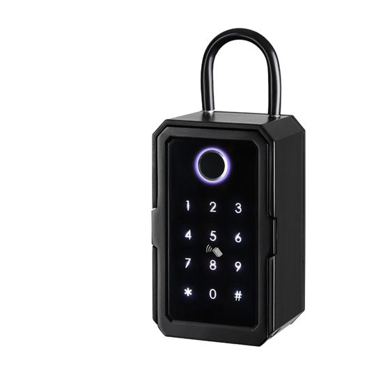 Picture of QDVOPHZA TTlock WiFi Security Boxes Password Smart Fingerprint Digital Card Inteligente Tuya Electronic Portable Lock Boxes(K3-TY)