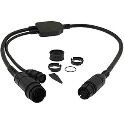 Picture of Raymarine Axiom RealVision to 25-Pin RealVision & 7-Pin Embedded Transducers Adapter Y-Cable