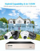 Picture of ZOSI H.265+ 8CH 5MP Lite Surveillance DVR Video recorders with 1TB Hard Drive Supports 4-in-1 HD-TVI CVI CVBS AHD 960H 1080P 5MP Security Cameras, Motion Detection, Remote Viewing, Hard Wired