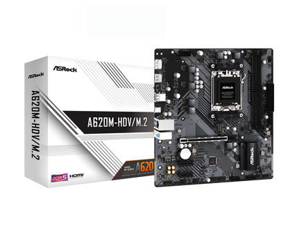 Picture of ASRock A620M-HDV/M.2 Supports AMD Socket AM5 Ryzen 7000 Series Processors