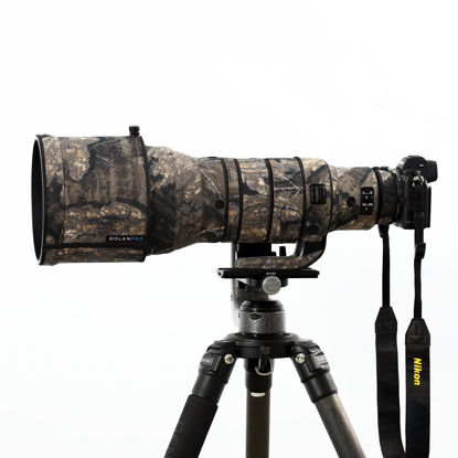 Picture of Rolanpro Waterproof Lens Cover for Nikon Z 400mm F2.8 TC VR S Rain Cover Lens Protective Sleeve Case Clothing-#11 Wilderness camo