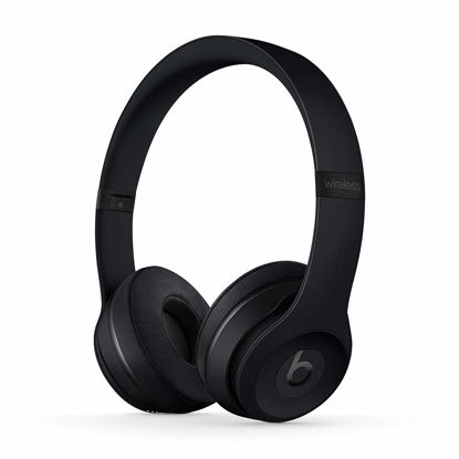 Picture of Beats Solo3 Wireless On-Ear Headphones - Apple W1 Headphone Chip, Class 1 Bluetooth, 40 Hours of Listening Time, Built-in Microphone - Black