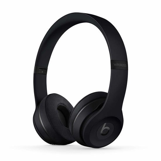 Picture of Beats Solo3 Wireless On-Ear Headphones - Apple W1 Headphone Chip, Class 1 Bluetooth, 40 Hours of Listening Time, Built-in Microphone - Black