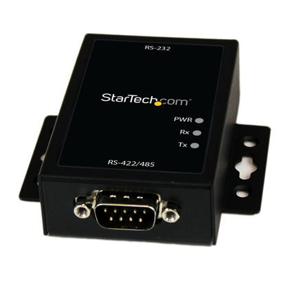 Picture of StarTech.com Industrial RS232 to RS422/485 Serial Port Converter w/ 15KV ESD Protection - RS232 to RS 422 RS485 Converter Adapter (IC232485S)