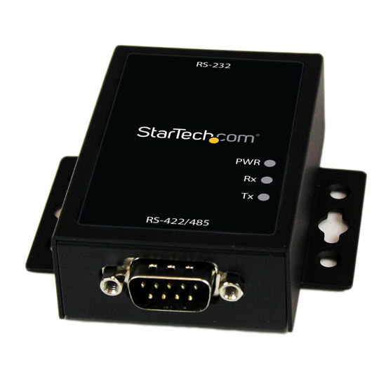 Picture of StarTech.com Industrial RS232 to RS422/485 Serial Port Converter w/ 15KV ESD Protection - RS232 to RS 422 RS485 Converter Adapter (IC232485S)