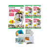 Picture of Fujifilm instax Mini Twin Film Pack (100 Exposures) Bundle with Instax Mini Storage Box, Hanging Frames and DIY Postcard Set (6 Items)