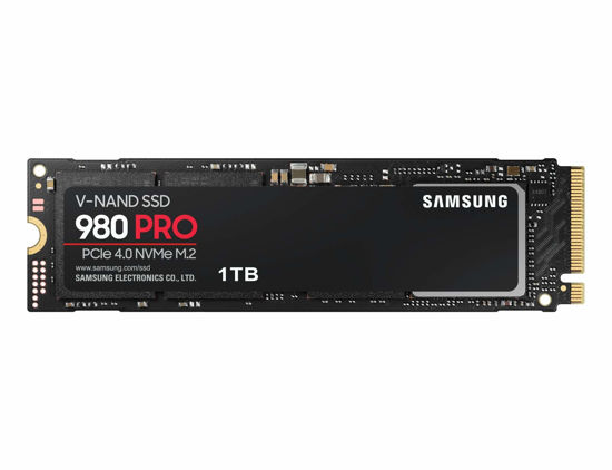 Picture of Samsung 980 PRO 1TB PCIe 4.0 NVME M.2 SSD (MZ-V8P1T0BW)