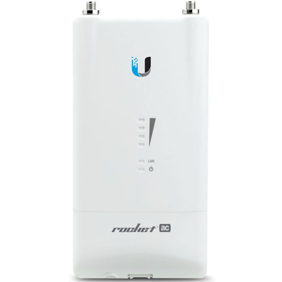 Picture of UBIQUITI Networks Ubiquiti Networks Rocket 5ac Lite - WLAN access points (5150 - 5875, -40 - 80 °C, 256-QAM, RP-SMA, White, 5 - 95%)